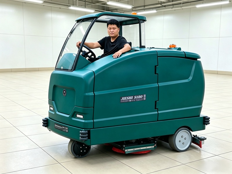 S180B超大型双刷驾驶式洗地机